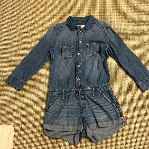 Denim Abercrombie Kids Romper Size XL excellent condition - Picture 1 of 2